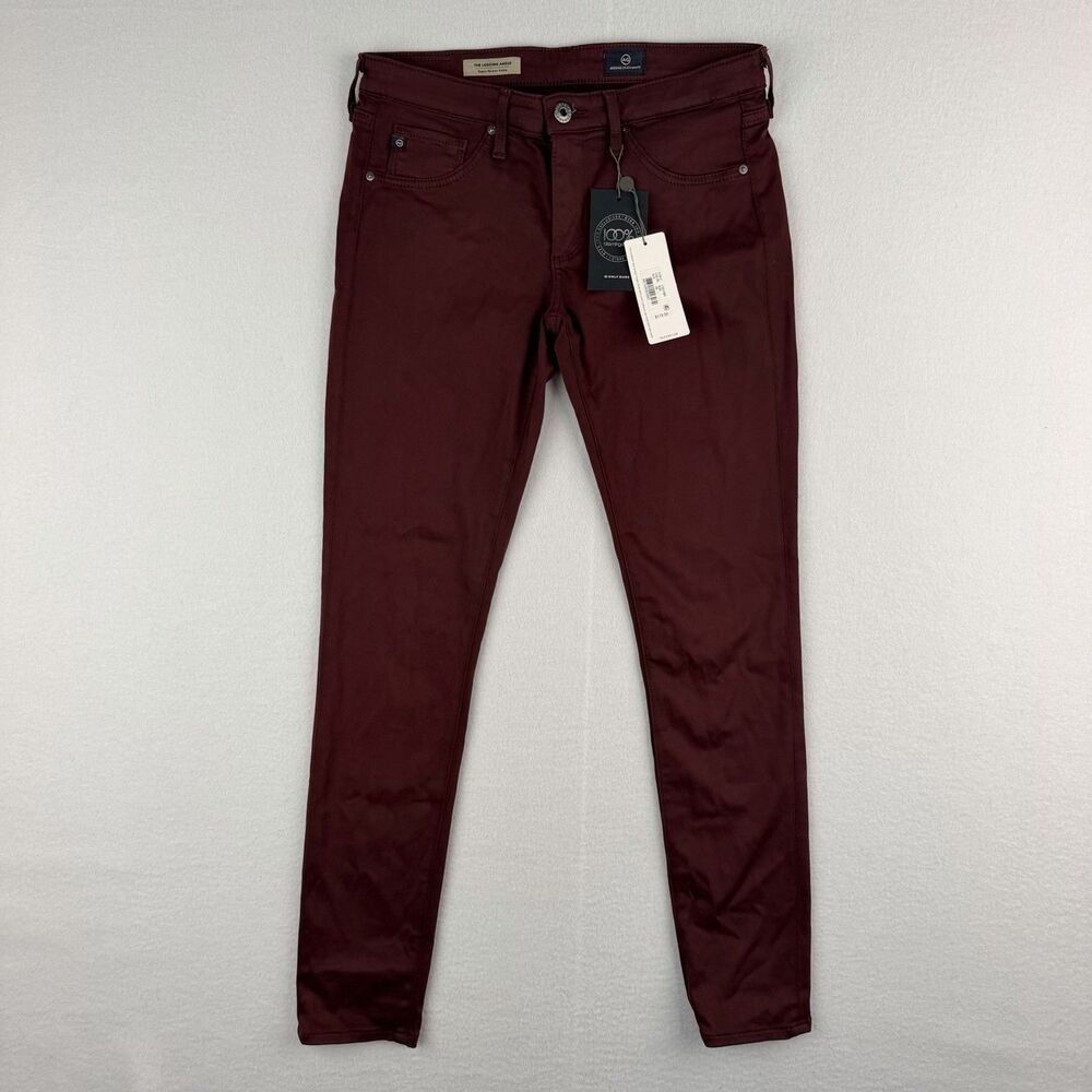 AG Adriano Goldschmied Woman’s 26 Brown Super Skinny Legging Ankle Jeans
